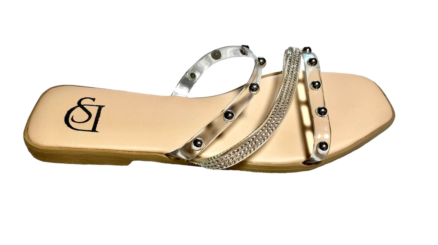 Clear Macha Sandals -Stylist and Versatile with ShiinyTransparent Straps